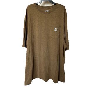Carhartt Brown Short Sleeve Pocket T-Shirt